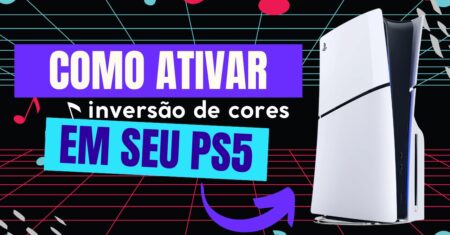 Como ativar a inversão de cores no ps5