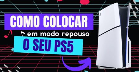 Como colocar o PS5 em modo de repouso