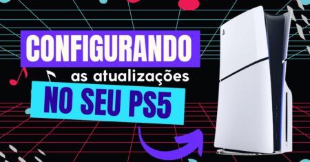 Como configurar as atualizações no PS5