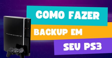Como fazer backup no ps3