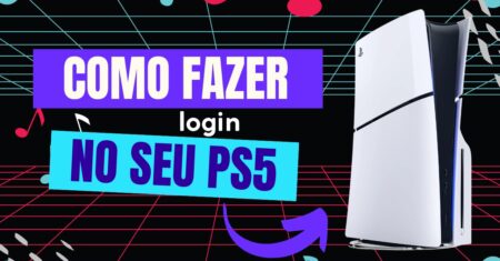 Como fazer login no PS5 com o status offline