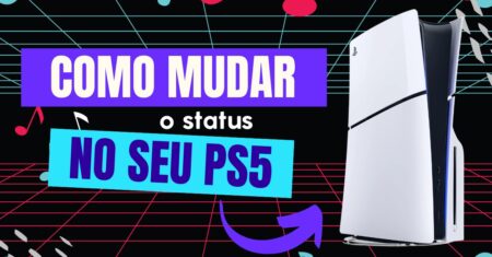 Como mudar o status no PS5