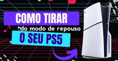 Como tirar o PS5 do modo de repouso