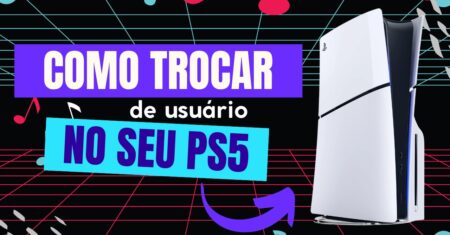 Como trocar de usuário no PS5