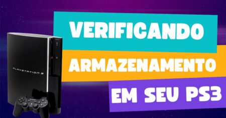 Como verificar o armazenamento no ps3