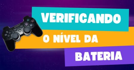 Como verificar o nível de bateria do controle de ps3