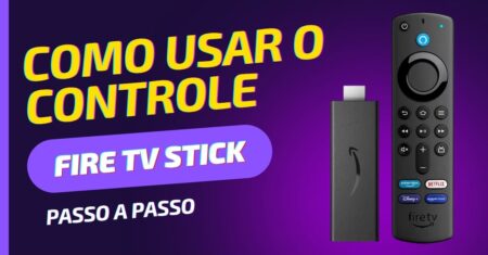 Como funciona o controle remoto do Fire TV Stick