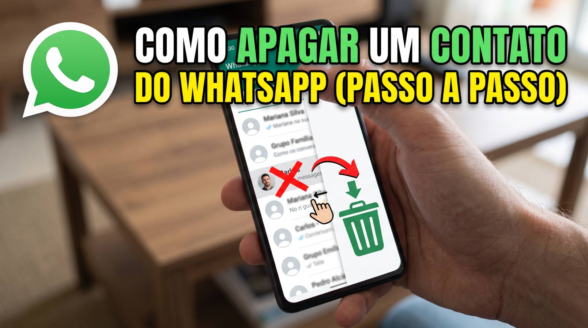 Como Apagar um Contato do Whatsapp