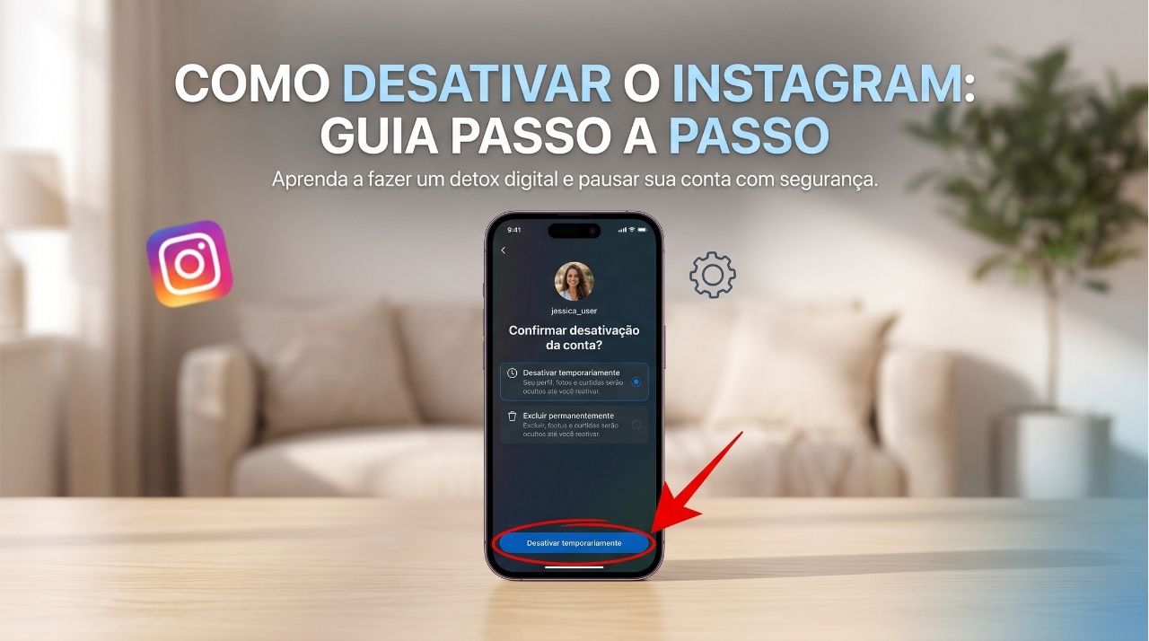 Como Desativar Conta do Instagram