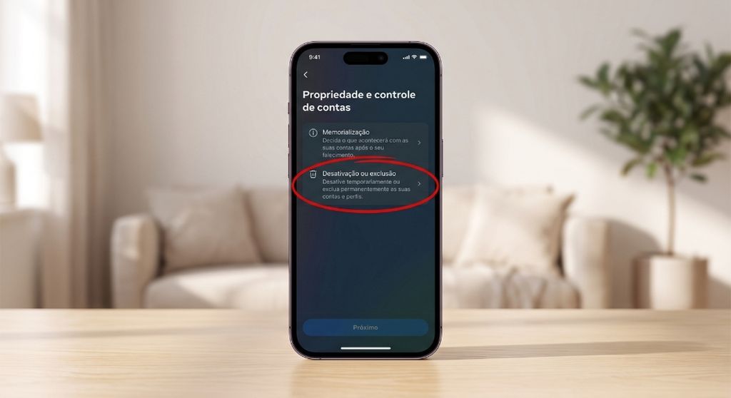 Passo 3: Propriedade e Controle da Conta