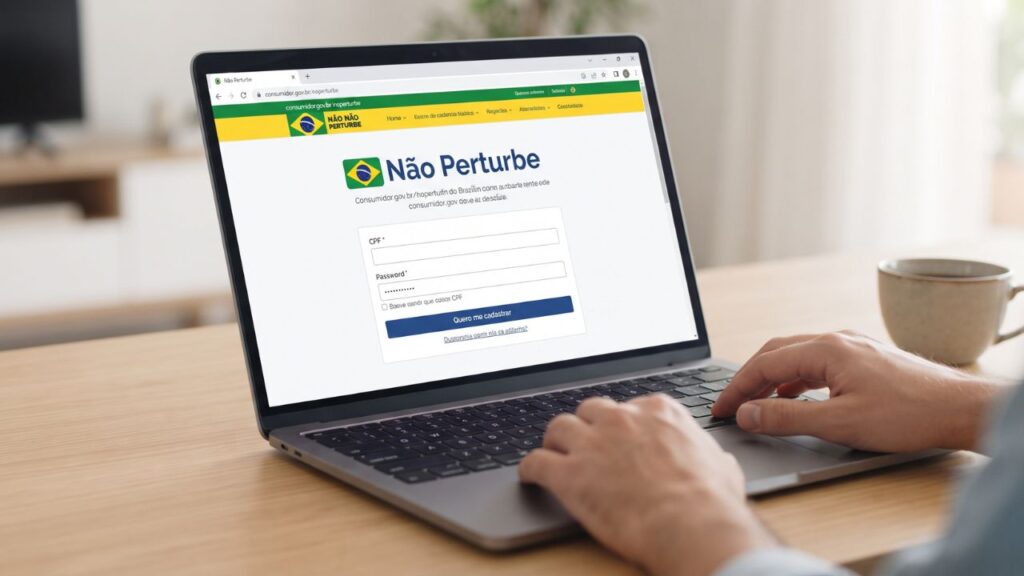 Cadastro no Site Oficial Não Perturbe