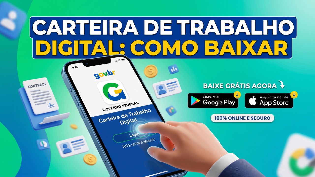 Como Baixar a Carteira de Trabalho Digital