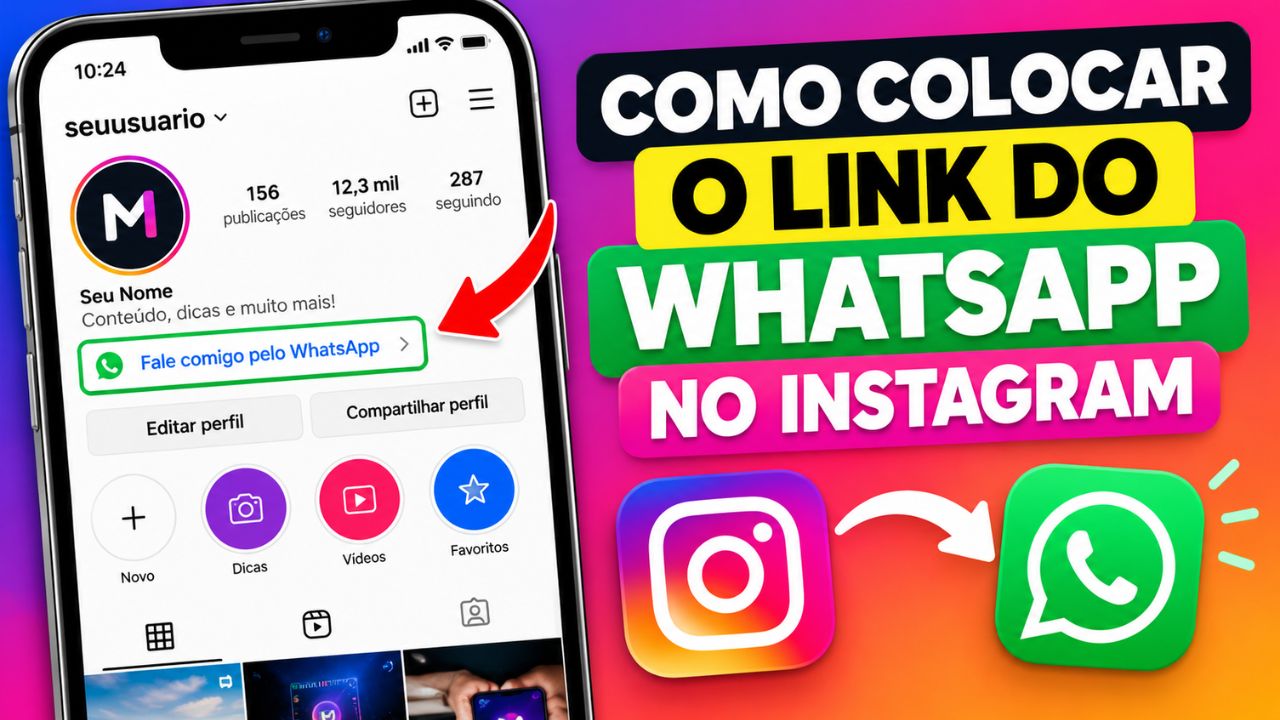 Como Colocar o Link do WhatsApp no Instagram