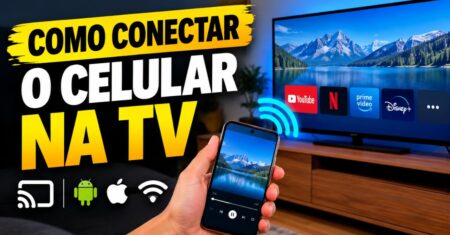 Como Conectar o Celular na TV