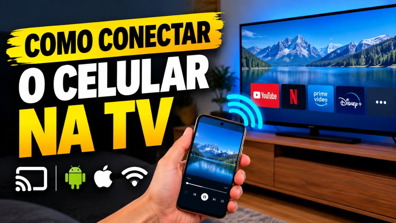 Como Conectar o Celular na TV