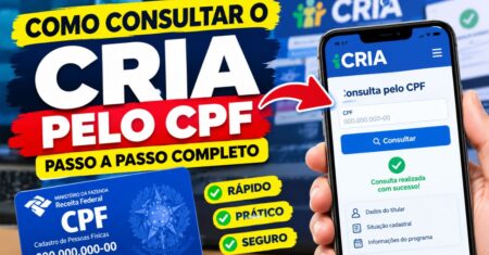 Como Consultar o Cria pelo CPF