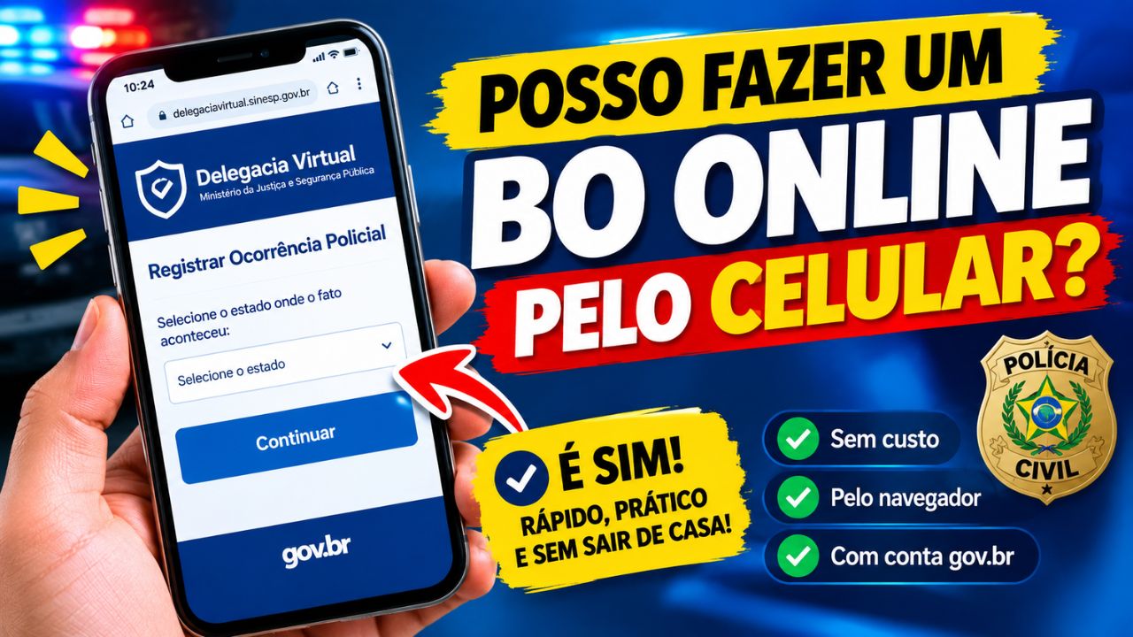 Como Fazer um Boletim do Ocorrência Online