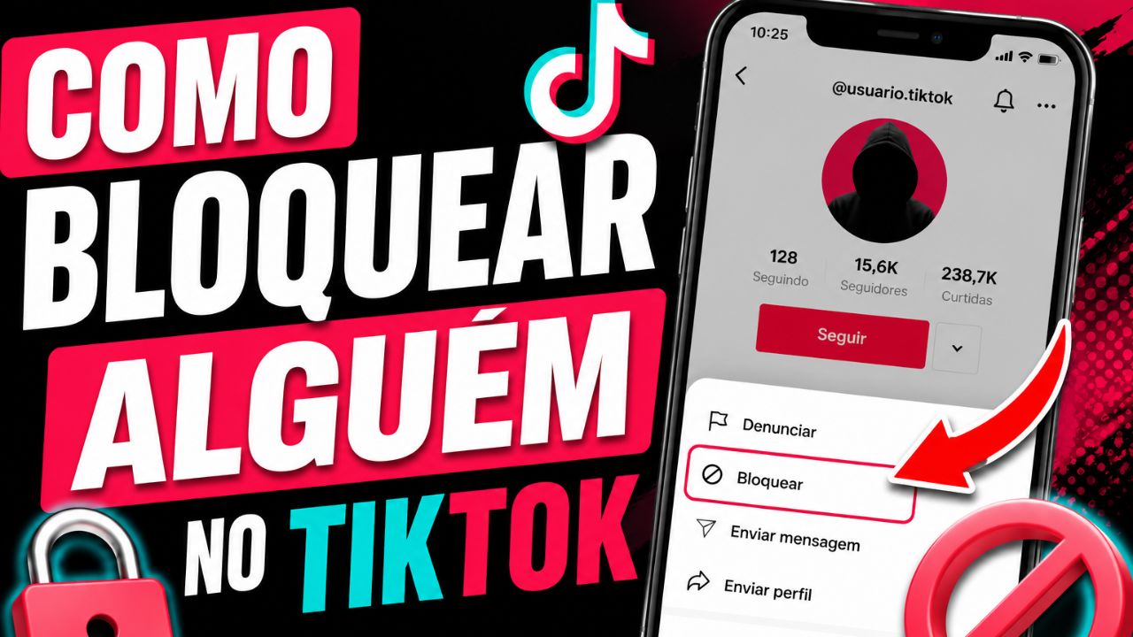 como bloquear alguém no tiktok