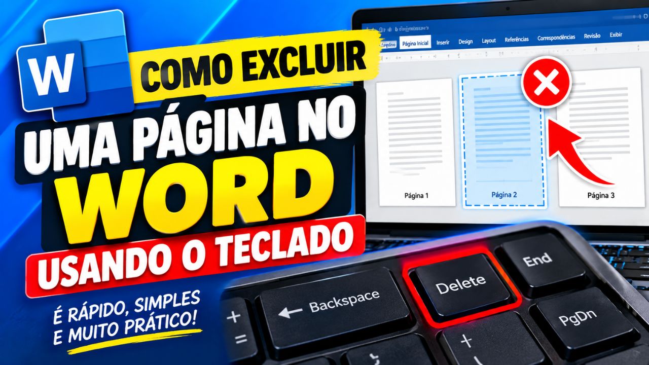 como excluir uma pagina no word