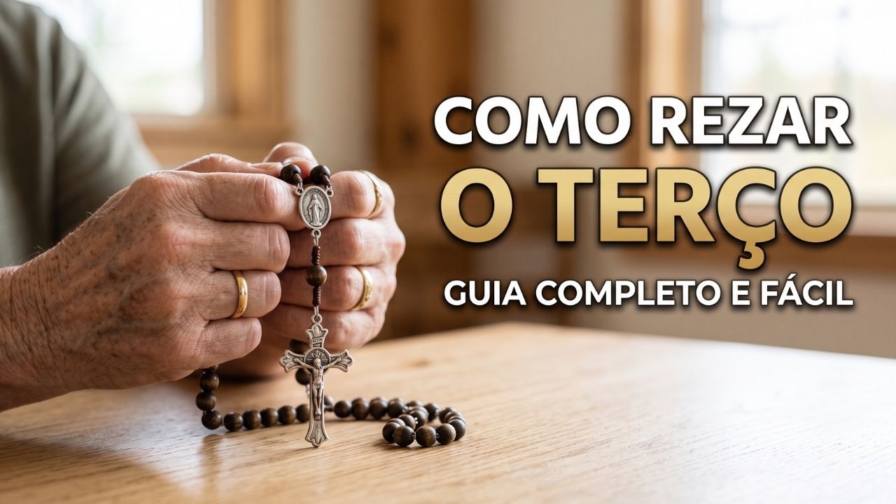 como rezar o terço