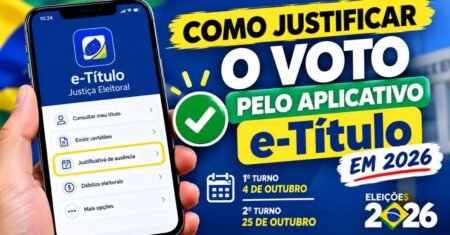 Como Justificar Voto 2026 pelo Aplicativo