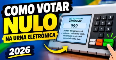 Como Votar Nulo na Urna Eletrônica 2026