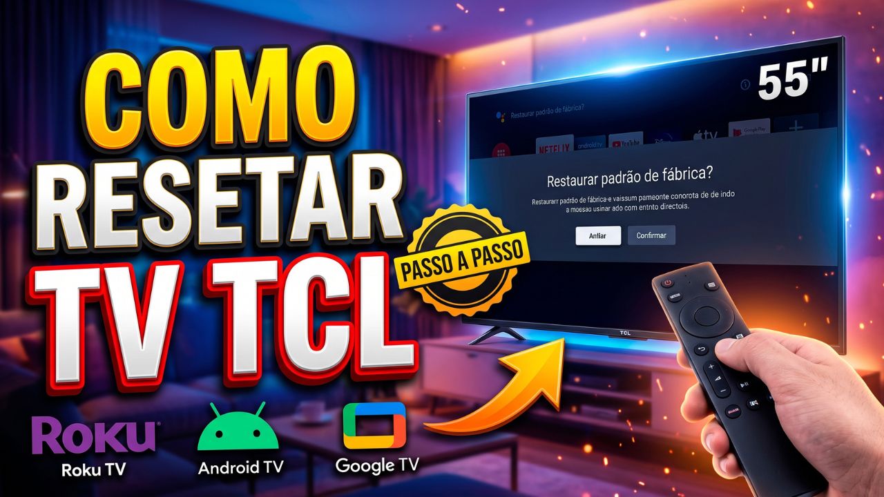 Como fazer RESET na SMART TV TCL
