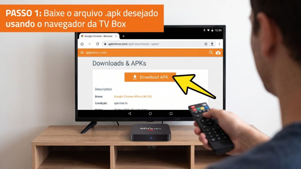 baixe o arquivo apk