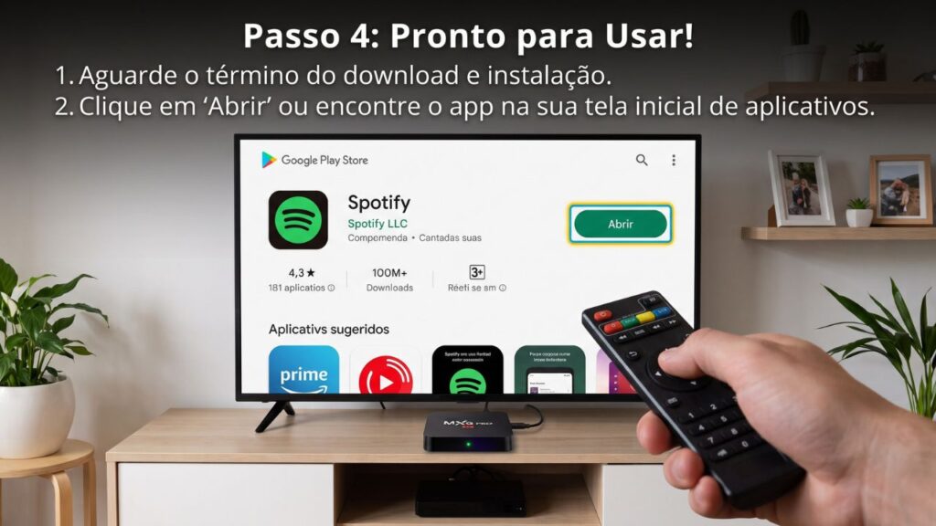 digitar o nome do aplicativo